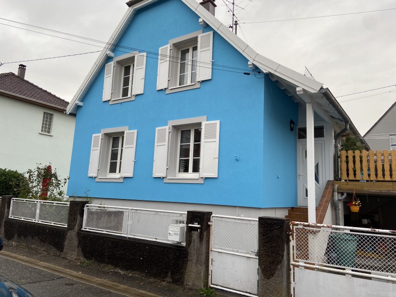 Isolation d’une ancienne maison d’habitation à Lingolsheim a coté de Strasbourg pour réduire la consomation  en énergie