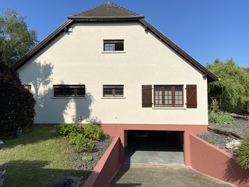 Rénovation des façades d’une maison d’habitation, des années 70 à Saverne