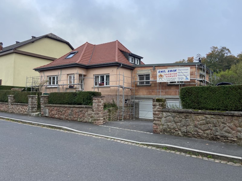 Isolation par l’extérieur d’une maison à Phalsbourg, proche de Saverne